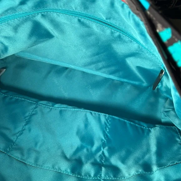 Vera Bradley Splash Floral Zippered Shoulder Bag Pocket  Purse - Picture 3 of 5